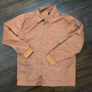 DC Shoes Men’s Jacket Men’s Large | Burnt Orange Coach Jacket | Great Condition